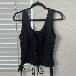 DRAWSTRING TOP